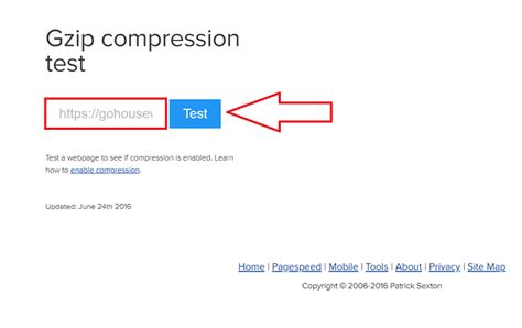 test gzip compression online